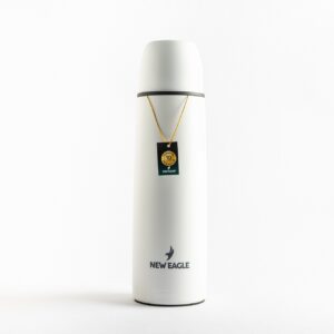 Termo Bala Acero Inoxidable 1000cc · Con pico rebatible